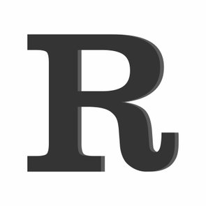 Letra Decorativa R 20cm - 6mm Letra Decorativa R 20cm - 6mm