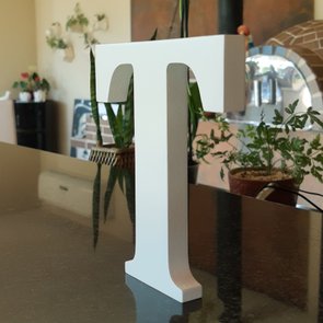 Letra Decorativa T 15cm em Mdf 15mm Letra Decorativa T 15cm em Mdf 15mm