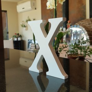 Letra Decorativa X 15cm em Mdf 15mm Letra Decorativa X 15cm em Mdf 15mm
