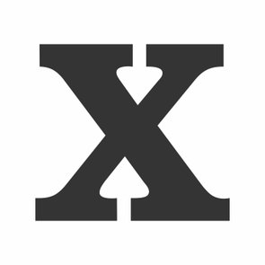 Letra Decorativa X 20cm - 6mm Letra Decorativa X 20cm - 6mm