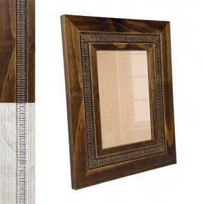 Moldura com Friso e Gravação de Padrão de Traços para Quadros e Fotos com Fundo Mdf e Frente em Acetato - 6,6x1,7 Moldura com Friso e Gravação de Padrão de Traços para Quadros e Fotos com Fundo Mdf e Frente em Acetato - 6,6x1,7