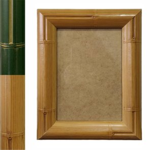Moldura com Gravação de Bambu para Quadros e Fotos com Fundo MDF e Acetato - 4,3x2,3 Moldura com Gravação de Bambu para Quadros e Fotos com Fundo MDF e Acetato - 4,3x2,3