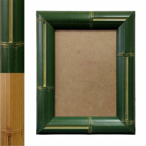 Moldura com Gravação de Bambu para Quadros e Fotos com Fundo MDF e PVC Antirreflexo - 4,3x2,3 Moldura com Gravação de Bambu para Quadros e Fotos com Fundo MDF e PVC Antirreflexo - 4,3x2,3