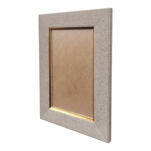 Moldura com Textura de Tecido para Quadros e Fotos com Fundo MDF e PVC Antirreflexo- 2,8x1 Moldura com Textura de Tecido para Quadros e Fotos com Fundo MDF e PVC Antirreflexo- 2,8x1