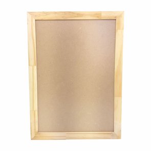 Moldura De Pinus Natural para Quadros Decorativos com Fundo MDF e PVC Antirreflexo - 2x1 Moldura De Pinus Natural para Quadros Decorativos com Fundo MDF e PVC Antirreflexo - 2x1