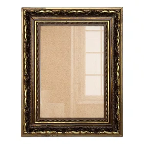 Moldura Dourada com Gravação para Quadros com Fundo MDF e Acetato - 4x2,5