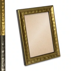 Moldura Efeito Metal Martelado para Quadros e Fotos com Fundo Mdf e Frente em PVC Antirreflexo - 2x1,8 Moldura Efeito Metal Martelado para Quadros e Fotos com Fundo Mdf e Frente em PVC Antirreflexo - 2x1,8