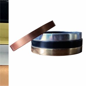 Moldura Fita de Borda Flexível Metalizada 10mm Moldura Fita de Borda Flexível Metalizada 10mm