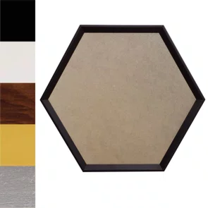 Moldura Hexagonal Chanfrada Inclinada para Quadros com Fundo MDF e PVC Antirreflexo - 1,5x2 Moldura Hexagonal Chanfrada Inclinada para Quadros com Fundo MDF e PVC Antirreflexo - 1,5x2