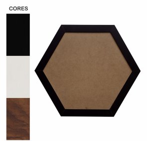 Moldura Hexagonal Lisa para Quadros Revestida com Fundo MDF - 2,8x1,5 Moldura Hexagonal Lisa para Quadros Revestida com Fundo MDF - 2,8x1,5