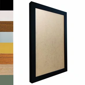 Moldura Lisa Revestida para Quadros e Fotos com Fundo Mdf e PVC Antirreflexo - 2x2