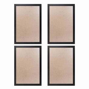Moldura Minimalista com MDF e PVC Kit com 4un 40x60cm - 1,5x1 Moldura Minimalista com MDF e PVC Kit com 4un 40x60cm - 1,5x1