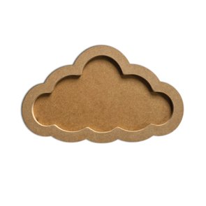 Moldura Em Forma De Nuvem Em Mdf Para Amigurumi Moldura Em Forma De Nuvem Em Mdf Para Amigurumi