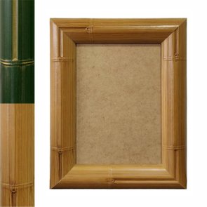 Moldura Personalizada com Gravação de Bambu para Quadros e Fotos com Fundo MDF - 4,3x2,3 Moldura Personalizada com Gravação de Bambu para Quadros e Fotos com Fundo MDF - 4,3x2,3