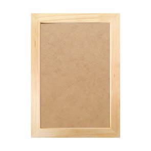 Moldura Personalizada de Pinus Natural para Quadros Decorativos com Fundo MDF - 3x1,5 Moldura Personalizada de Pinus Natural para Quadros Decorativos com Fundo MDF - 3x1,5