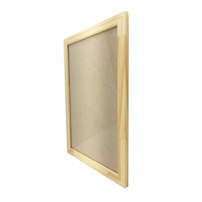 Moldura Personalizada De Pinus Natural para Quadros Decorativos com Fundo MDF e Acetato - 2x1 Moldura Personalizada De Pinus Natural para Quadros Decorativos com Fundo MDF e Acetato - 2x1