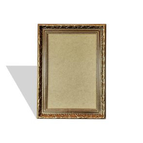 Moldura Personalizada Dourada com Gravação para Quadros com Fundo MDF - 4x2,5 Moldura Personalizada Dourada com Gravação para Quadros com Fundo MDF - 4x2,5