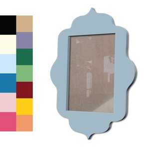 Moldura Provençal Colorida Em Mdf 6 mm Para Quadros Decorativos Com Fundo MDF e Acetato Moldura Provençal Colorida Em Mdf 6 mm Para Quadros Decorativos Com Fundo MDF e Acetato