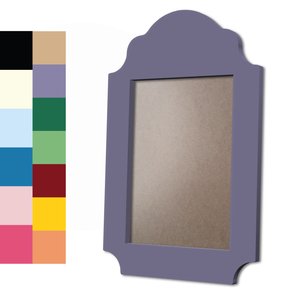 Moldura Provençal Colorida Em MDF 6mm Para Quadros Decorativos Com Fundo MDF e PVC Antirreflexo Moldura Provençal Colorida Em MDF 6mm Para Quadros Decorativos Com Fundo MDF e PVC Antirreflexo