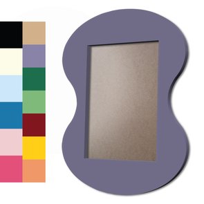 Moldura Provençal Colorida Em MDF 6mm Para Quadros Decorativos Com Fundo MDF e PVC Antirreflexo Moldura Provençal Colorida Em MDF 6mm Para Quadros Decorativos Com Fundo MDF e PVC Antirreflexo