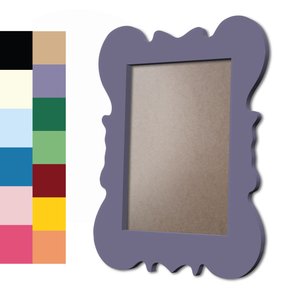 Moldura Provençal Colorida Em MDF 6mm Para Quadros Decorativos Com Fundo MDF e PVC Antirreflexo Moldura Provençal Colorida Em MDF 6mm Para Quadros Decorativos Com Fundo MDF e PVC Antirreflexo