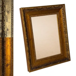 Moldura Provençal com Gravação para Quadros e Fotos com Fundo MDF e PVC Antirreflexo - 4,3x2,5