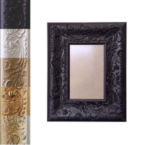 Moldura Provençal com Gravação para Quadros e Fotos com Fundo MDF e PVC Antirreflexo - 6x1,5 Moldura Provençal com Gravação para Quadros e Fotos com Fundo MDF e PVC Antirreflexo - 6x1,5
