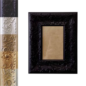 Moldura Provençal com Gravação para Quadros e Fotos com Fundo MDF e Vidro - 6x1,5 Moldura Provençal com Gravação para Quadros e Fotos com Fundo MDF e Vidro - 6x1,5