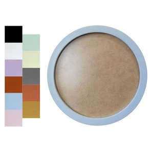 Moldura Redonda Colorida em MDF Laqueado para Quadros Decorativos com Fundo MDF e PVC Antirreflexo Moldura Redonda Colorida em MDF Laqueado para Quadros Decorativos com Fundo MDF e PVC Antirreflexo
