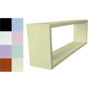 Nicho Decorativo Colorido em Mdf Laqueado para Parede - 25x60x12cm Nicho Decorativo Colorido em Mdf Laqueado para Parede - 25x60x12cm