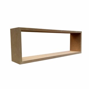 Nicho Decorativo em MDF Cru para Parede - 30x60x12cm Nicho Decorativo em MDF Cru para Parede - 30x60x12cm