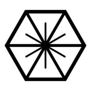 Painel Cobogó Hexagonal Vazado em Mdf 3mm Laminado - Estrela Painel Cobogó Hexagonal Vazado em Mdf 3mm Laminado - Estrela