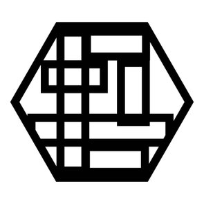 Painel Cobogó Hexagonal Vazado em Mdf 3mm Laminado - Retângulos Painel Cobogó Hexagonal Vazado em Mdf 3mm Laminado - Retângulos