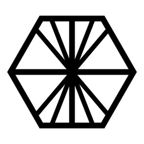 Painel Cobogó Hexagonal Vazado em Mdf 3mm Laminado - Xis Duplo Painel Cobogó Hexagonal Vazado em Mdf 3mm Laminado - Xis Duplo