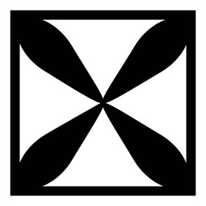 Painel Cobogó Quadrado Vazado em Mdf 3mm Laminado - Flor Painel Cobogó Quadrado Vazado em Mdf 3mm Laminado - Flor