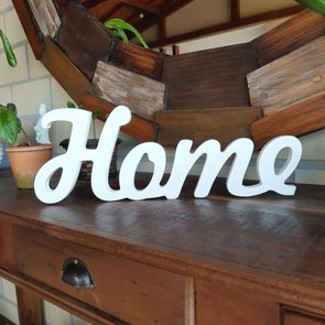 Palavra Decorativa Home 42cm em Mdf 15mm Palavra Decorativa Home 42cm em Mdf 15mm