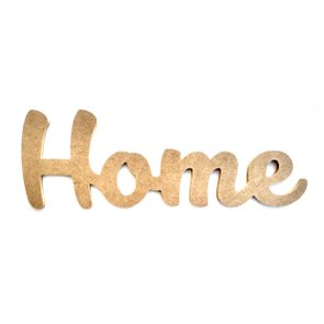 Palavra Decorativa Home Lettering Para Parede 35cm em Mdf Cru 6mm Palavra Decorativa Home Lettering Para Parede 35cm em Mdf Cru 6mm