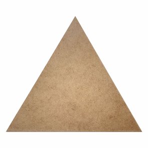Chapa Recorte de MDF Triângulo Chapa Recorte de MDF Triângulo