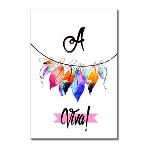 Placa Decorativa Apenas Viva! Placa Decorativa Apenas Viva!