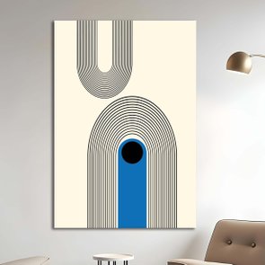 Placa Decorativa Bauhaus Curvas E Linhas Placa Decorativa Bauhaus Curvas E Linhas