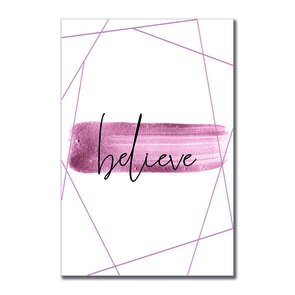 Placa Decorativa Believe Placa Decorativa Believe