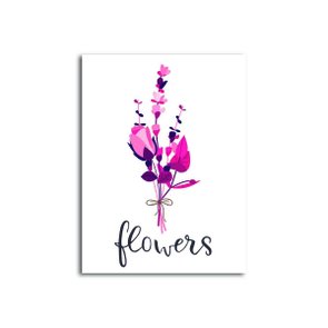 Placa Decorativa Buquê Flores Silvestres Flowers Placa Decorativa Buquê Flores Silvestres Flowers