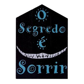 Placa Decorativa Casinha Enfeite de Mesa e Parede com Estampa - O Segredo é Sorrir Placa Decorativa Casinha Enfeite de Mesa e Parede com Estampa - O Segredo é Sorrir