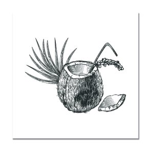 Placa Decorativa Coco Bebida Tropical Placa Decorativa Coco Bebida Tropical