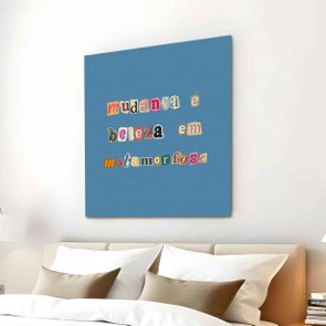 Placa Decorativa Colagem Abstrata Frase Placa Decorativa Colagem Abstrata Frase