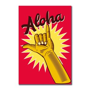 Placa Decorativa Coleção Mar Aloha Placa Decorativa Coleção Mar Aloha