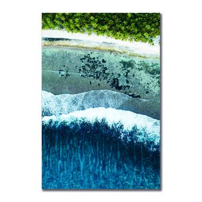 Placa Decorativa Coleção Mar Azul Placa Decorativa Coleção Mar Azul