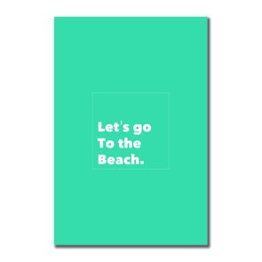 Placa Decorativa Coleção Mar Let's Go To The Beach Placa Decorativa Coleção Mar Let's Go To The Beach