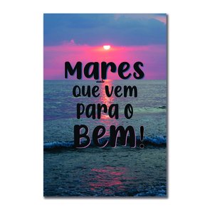 Placa Decorativa Coleção Mar Mares Que Vem Para O Bem Placa Decorativa Coleção Mar Mares Que Vem Para O Bem