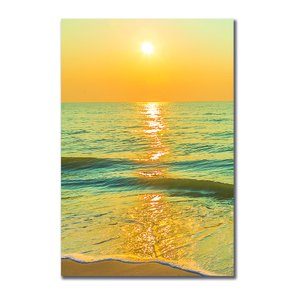 Placa Decorativa Coleção Mar Pôr Do Sol Placa Decorativa Coleção Mar Pôr Do Sol